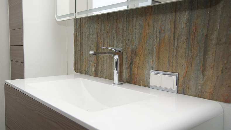 planeo EVOLITH Slate&Stone - Rivestimento in pietra naturale Oxide Wood 1220 x 610 mm