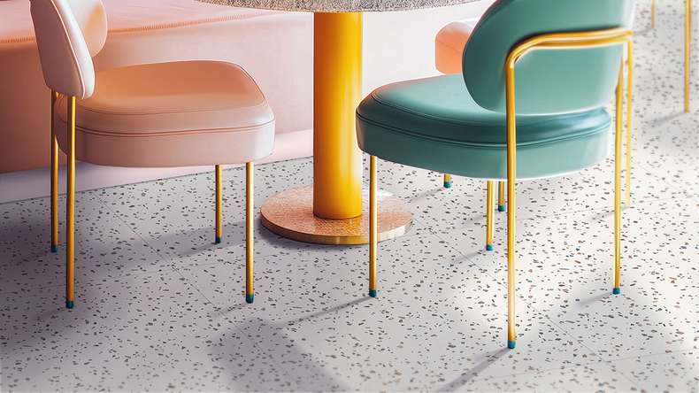 Vinile adesivo Gerflor - Creation 55 Confetti Cobalto