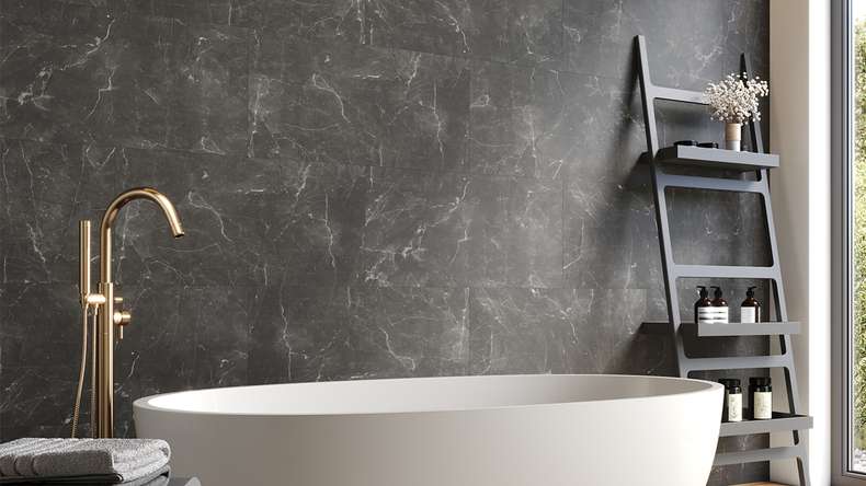 rivestimento in plastica planeo - Wall&Floor Design Chino Dark supermatt