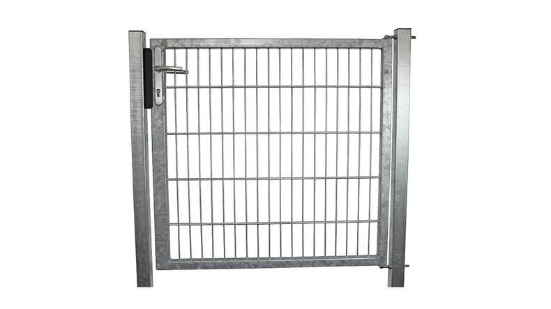 Porta universale media a 1 pannello zincata a caldo A 1000 x L 1590 mm inclusi i pali della porta