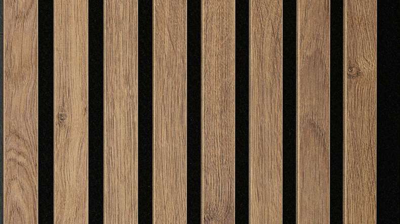 Pannelli acustici MEISTER Acoustic Sense - Rovere terra marrone 7031 - 260 x 33 cm