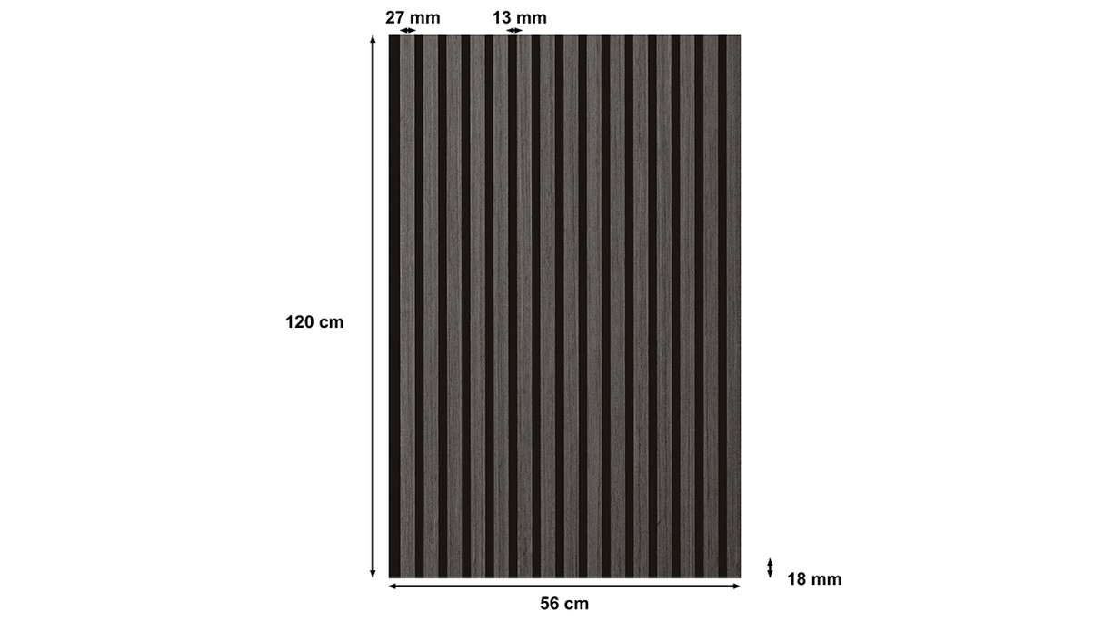 Skaben Pannelli acustici SilentWall - rovere nero naturale