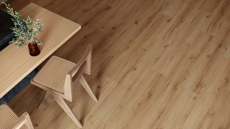 planeo WPC Vinile ad incastro - PUREtec MAX 70 EIR Honey Nature Oak | Isolamento acustico integrato (RP-A50-1)