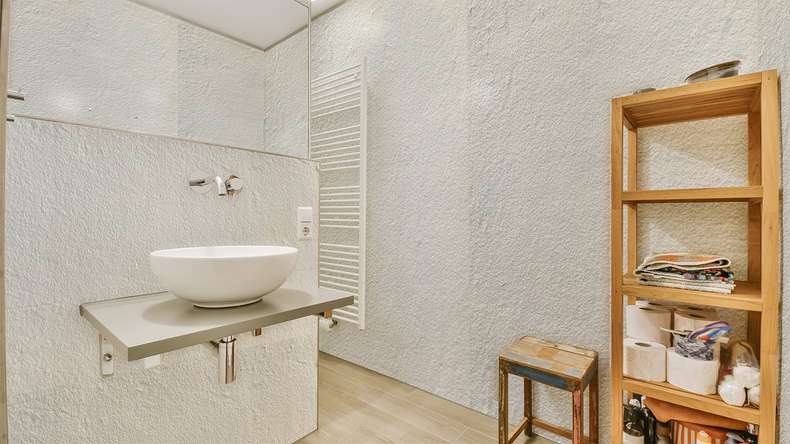 planeo EVOLITH Slate&Stone - Rivestimento in pietra naturale Crystal White 1220 x 610 mm