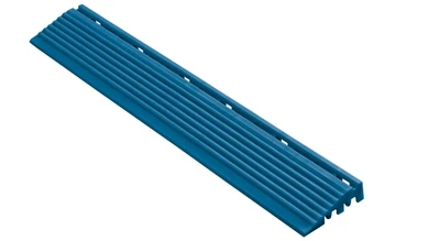 Pannello laterale planeo per piastrelle a incastro 40 x 40 cm - blu