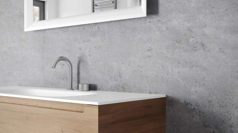 Planeo Wallboard - Calcestruzzo Grigio Scuro Opaco - vari formati
