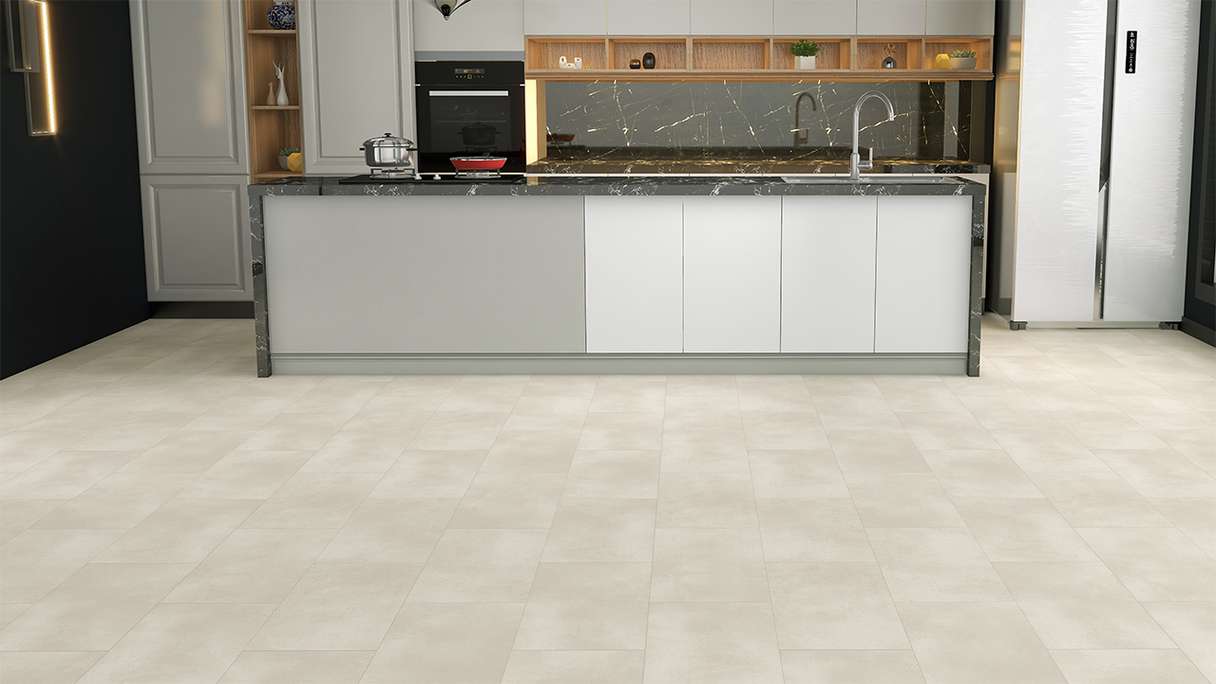 planeo Vinile rigido Klick - STEINWERK PUCore XL Sandstone | Isolamento acustico integrato (NF-FXL-295)