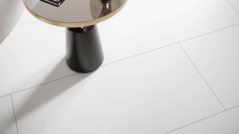 planeo Vinile rigido a incastro - Bianco pietra opaco | Isolamento acustico integrato (100P2935MT)