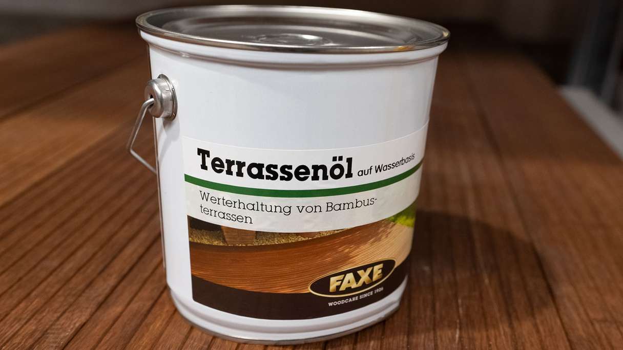 planeo olio per terrazza a base d'acqua con protezione UV per terrazza di bambù - 2,5 L