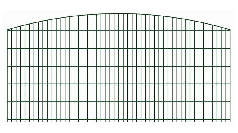 planeo doppia barra decorativa Bow 6/6/6 RAL 6005 verde muschio