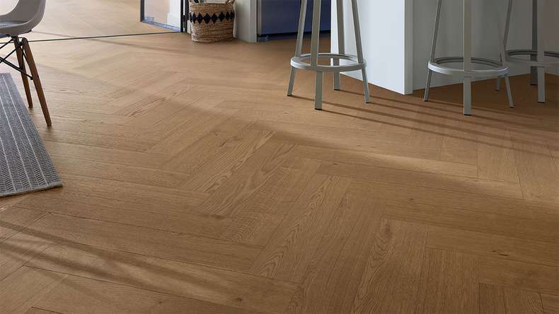 MEISTER Lindura pavimento in legno HS 500 - 20233 Rovere classico marrone argilla laccato ultra opaco 700 x 140 x 11 mm (500010-0700140-20233)