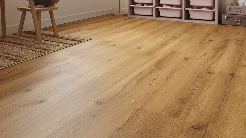 Lys&Land Rigid Klick Vinyl - Fjordline XL Oak Prime Tavola XL lunga 1,83 m e isolamento acustico integrato (SP183-10)