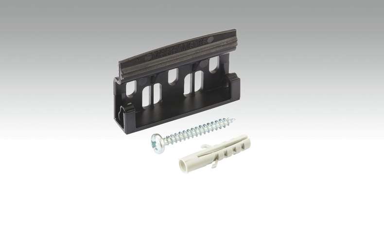 clip di fissaggio planeo in plastica per battiscopa planeo - 50 pz. per conf. (PSC901)