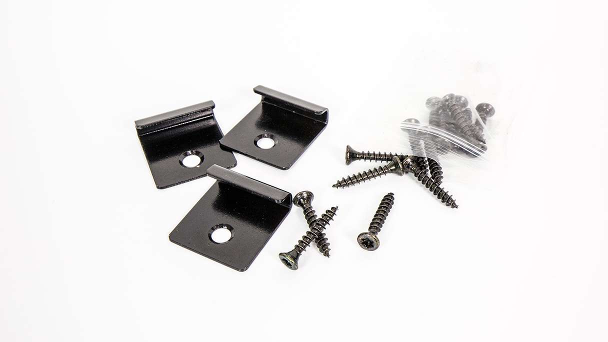 TitanWood set completo 5m struttura massiccia a listoni scanalati grigio scuro 45,5m² incl. alluminio-UK