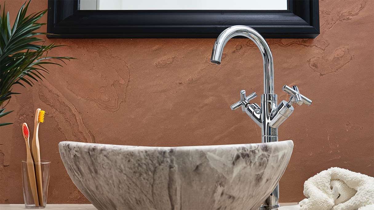 planeo EVOLITH Slate&Stone - Rivestimento in pietra naturale Ross Clay 1220 x 610 mm