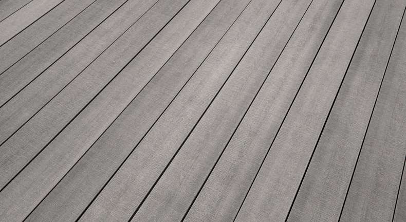 Set completo TitanWood 3m struttura a listoni per legno massiccio grigio chiaro 9,2m² incl. alluminio-UK