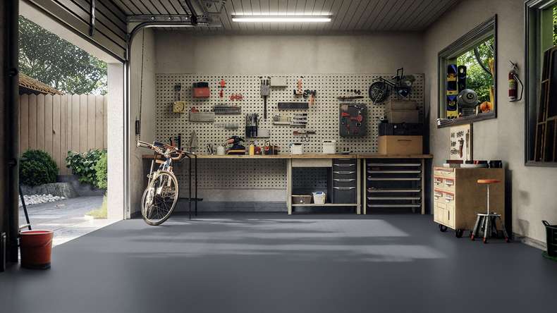 Pavimentazione per garage Gerflor - R-Tile 7015 Dark Grey (39577015)