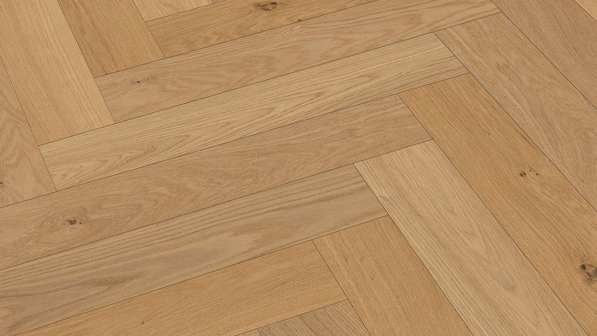 planeo Pavimento in legno - Noble Wood Quercia a spina di pesce Odda | Made in Germany (EDP-5298)