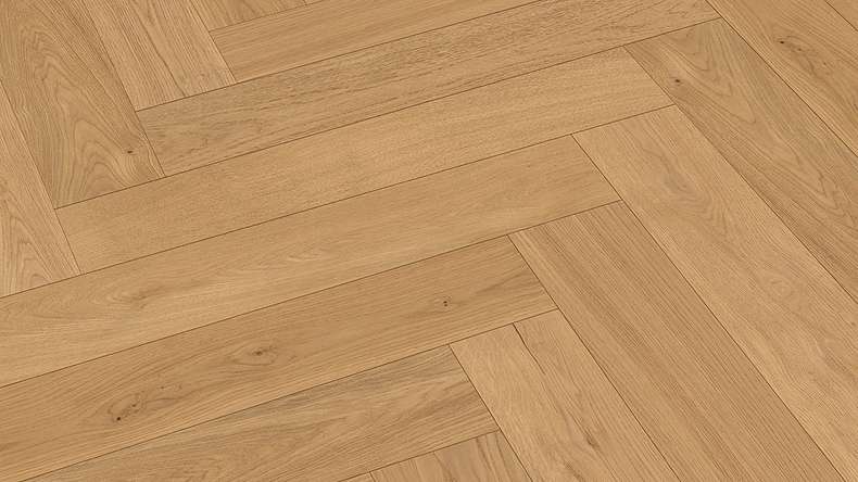 planeo Pavimento in legno - Noble Wood Quercia a spina di pesce Sandnes | Made in Germany (EDP-8298)