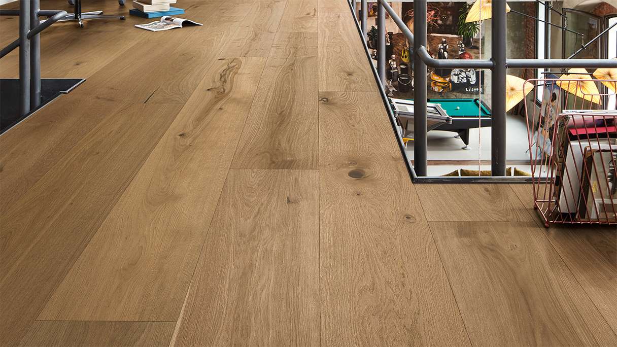 MEISTER Lindura pavimento in legno HD 400 - 08923 Rovere autentico greige laccato ultra opaco 2200 x 270 x 11 mm (500214-2200270-08923)