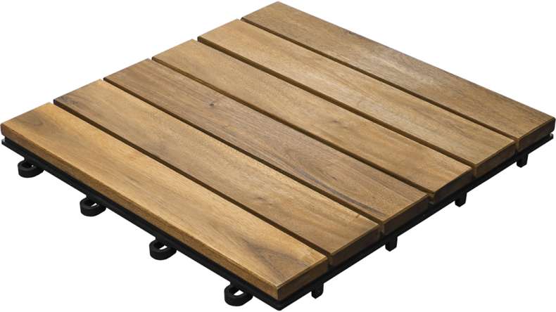 planeo tegola per legno per esterni acacia 30x30 cm - 5 pz.