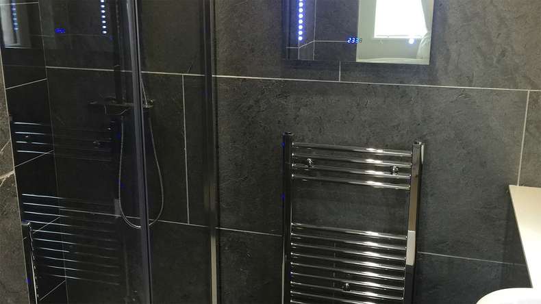 planeo EVOLITH Slate&Stone - Rivestimento in pietra naturale Stellar Void 1220 x 610 mm