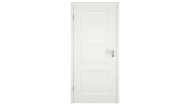 porta interna planeo design VELA Lallu 3 laccato bianco 9010 bordo angolare | laccato - 1985 x 610|735|860|985 mm