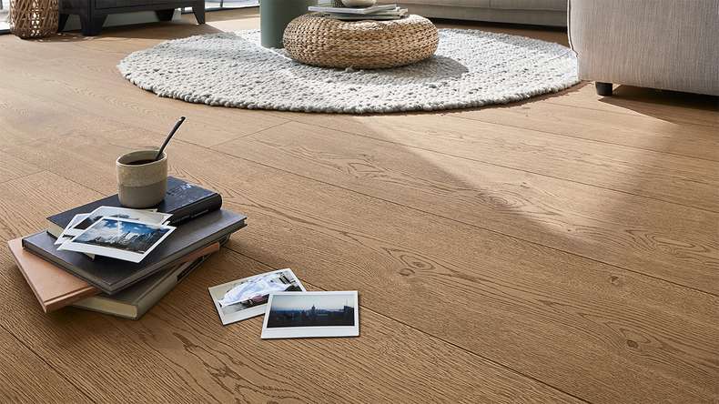 MEISTER Lindura pavimento in legno HD 400 - 20225 Rovere autentico marrone argilla laccato ultra opaco 2200 x 270 x 11 mm (500214-2200270-20225)