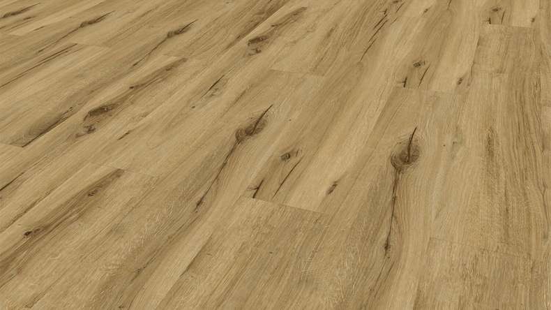 Gerflor Klick Vinyl - Senso Premium Rigid Acoustic Bambi fauve | Isolamento acustico integrato (40441629)