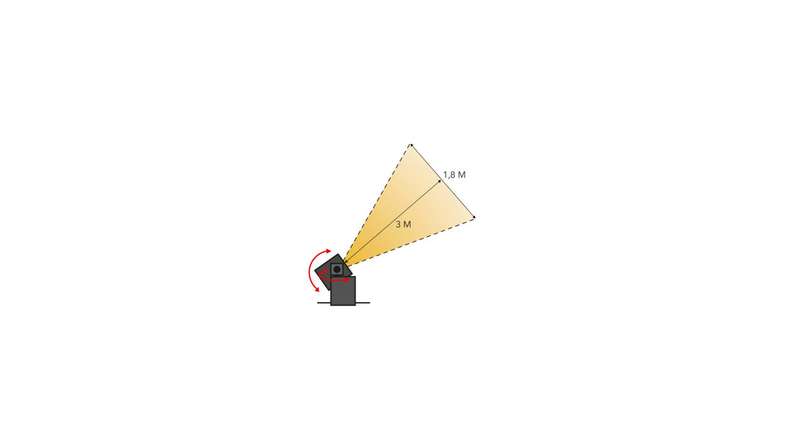 planeo Garden Lighting 12V - Faretto a LED a parete al quarzo Black Alu - 2W 120Lumen