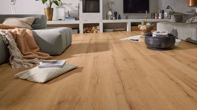 MEISTER Design pavimenti MeisterDesign. next DL 500 S - 07114 Rovere naturale di recupero | Isolamento acustico integrato (400055-2052220-07114)