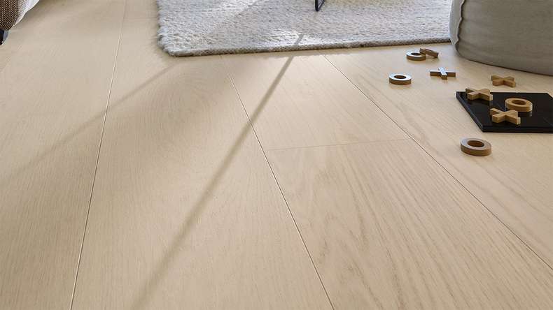 MEISTER Lindura pavimento in legno HD 400 - 20229 Rovere naturale bianco perla laccato ultra opaco 2200 x 270 x 11 mm (500214-2200270-20229)