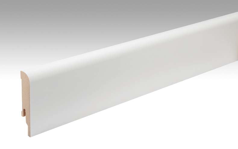 Battiscopa MEISTER Bianco verniciabile DF 2222 - 2380 x 80 x 16 mm (200006-2380-02222)
