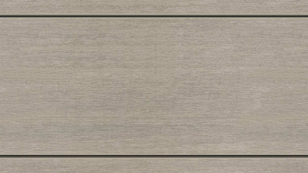 planeo MAXLine Nature - Pannello per decking XL rivestito in WPC CoEx a camera cava - grigio chiaro 3m strutturato/liscio spazzolato
