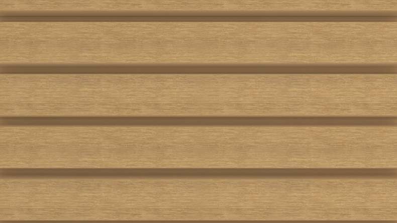 planeo LINEA Wide - Rivestimento per facciate in WPC CoEx, colore sabbia, 2900 x 181 mm