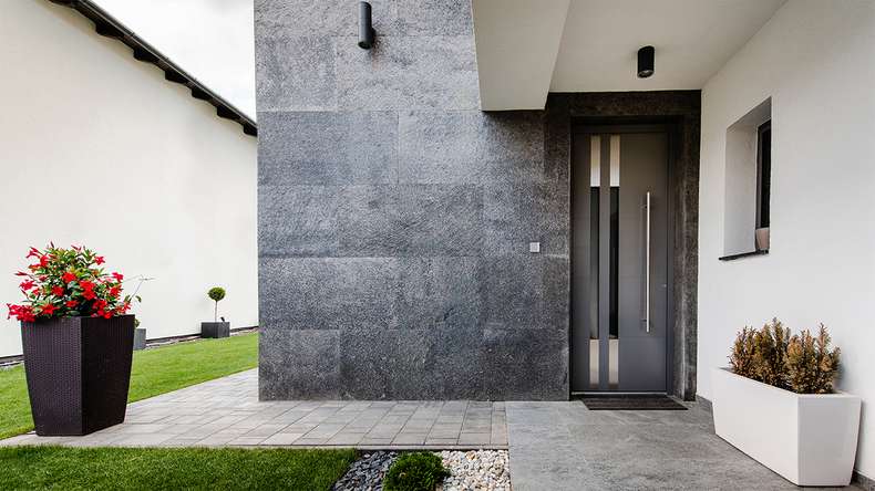 planeo EVOLITH Slate&Stone - Rivestimento in pietra naturale Obscura 1220 x 610 mm