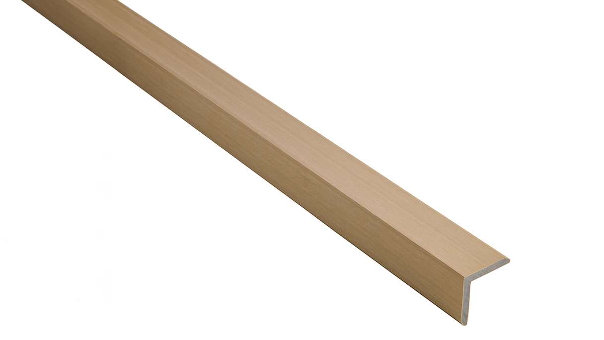 planeo WPC coex angolare per facciata, color sabbia - 2900 x 45 x 45 mm
