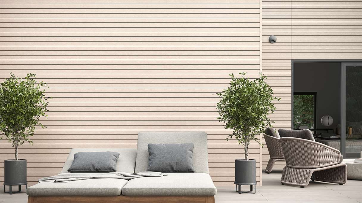 planeo Fassado - Rivestimento BPC Nature White 5m (PBF-C123)