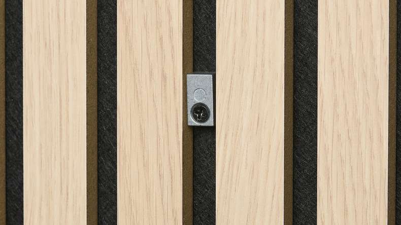 planeo Staffa verticale - Nero 2 pz.