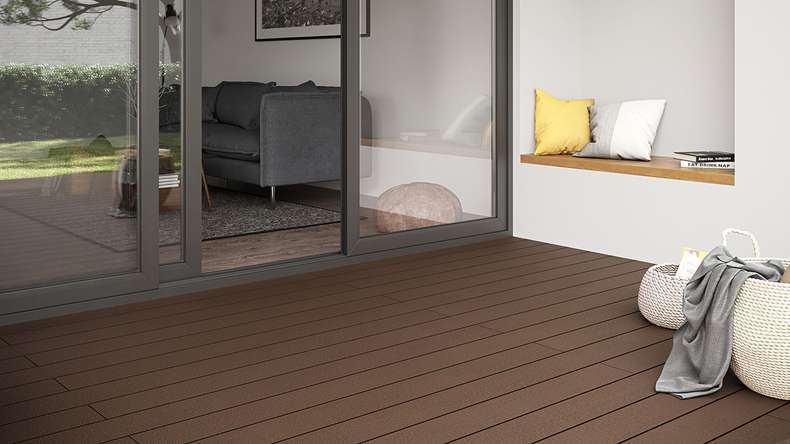 planeo TitanWood - Struttura in legno massiccio marrone scuro