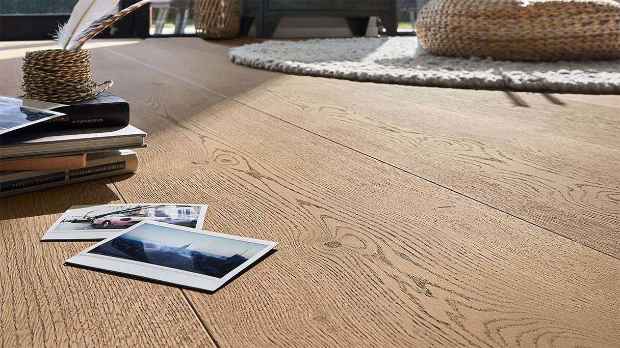 MEISTER Lindura pavimento in legno HD 400 - 20225 Rovere autentico marrone argilla laccato ultra opaco 2200 x 270 x 11 mm (500214-2200270-20225)