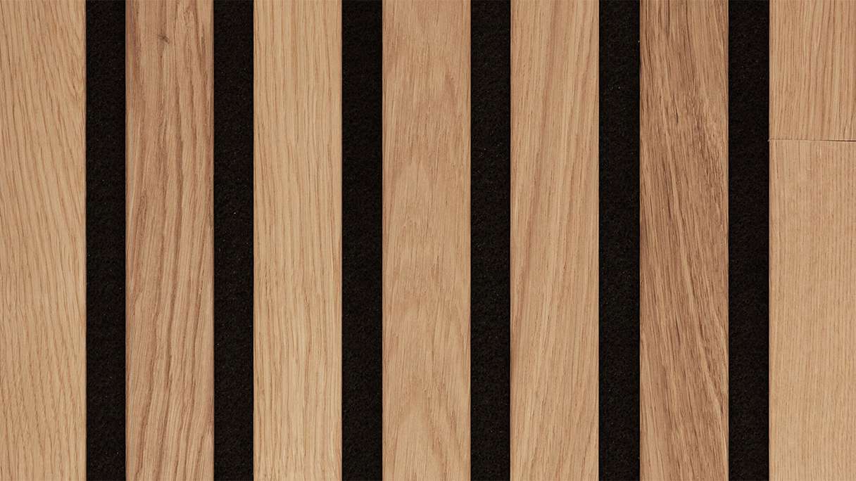 Pannelli acustici MEISTER Acoustic Sense WOOD - Rovere puro 4311 - 260 x 33 cm