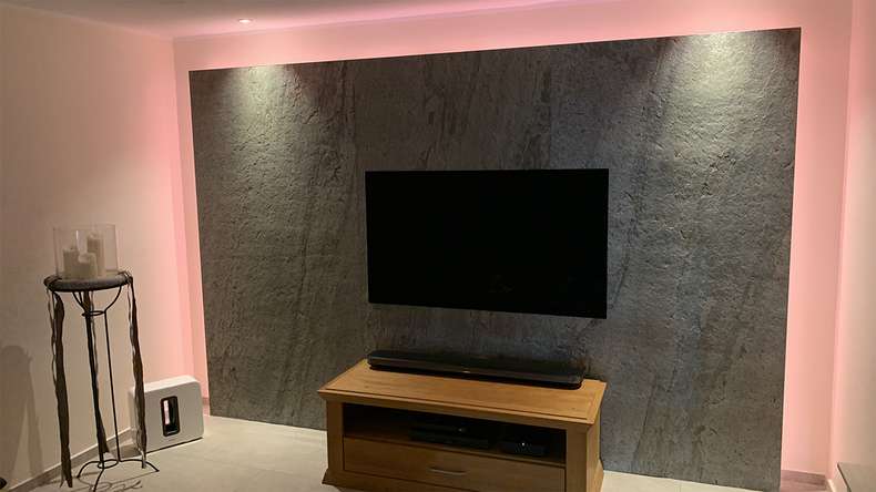 planeo EVOLITH Slate&Stone - Rivestimento in pietra naturale Urban Grey 1220 x 610 mm