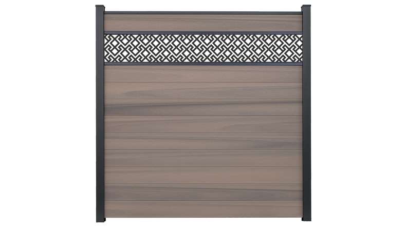 planeo Gardence Strong - recinzione a innesto BPC Abstract Bi-Color co-ex 180 x 180 cm
