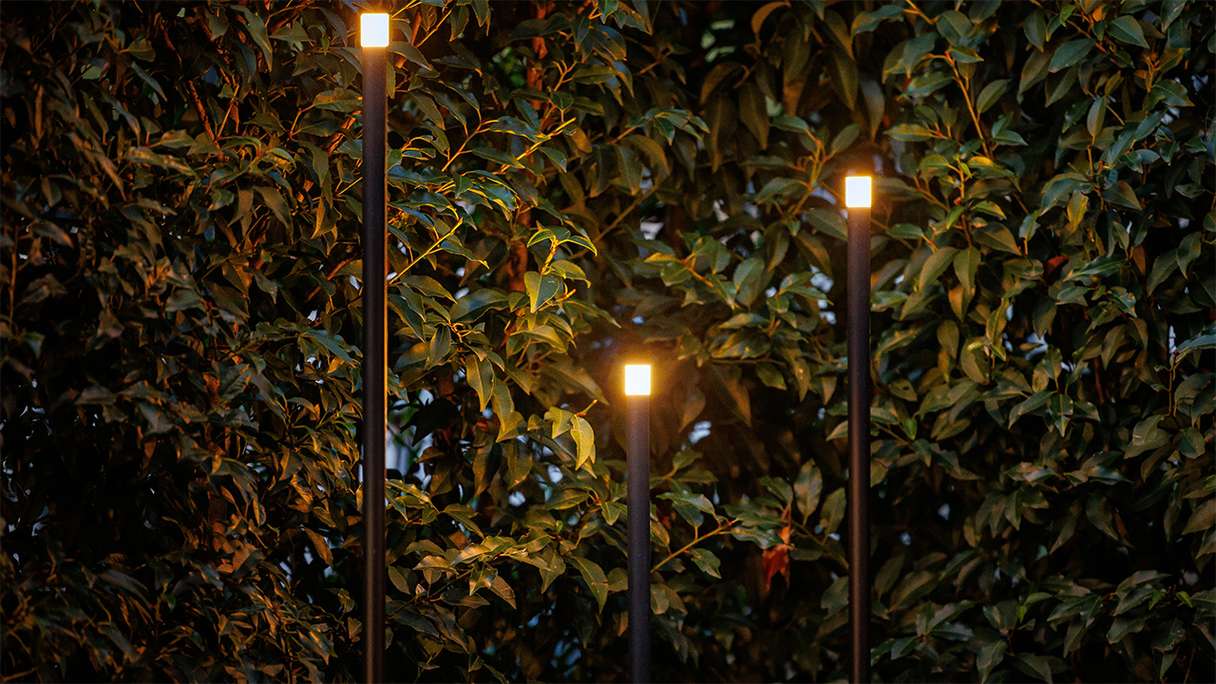 planeo illuminazione da giardino 12V - Piantana LED Erba 3 Set - 1W 100 Lumen
