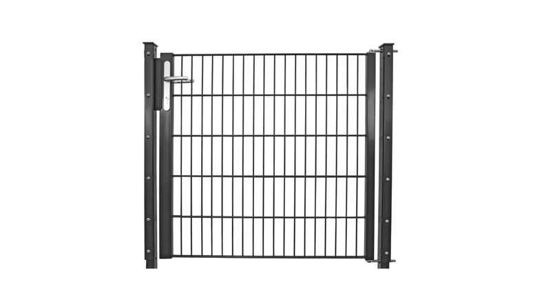 Luce universale per porte a 1 pannello antracite A 2000 x L 1090 mm inclusi i pali della porta