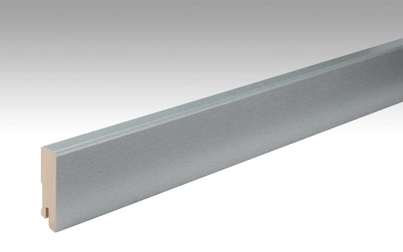 Battiscopa MEISTER in acciaio inox DF 063 - 2380 x 60 x 16 mm (200010-2380-00063)