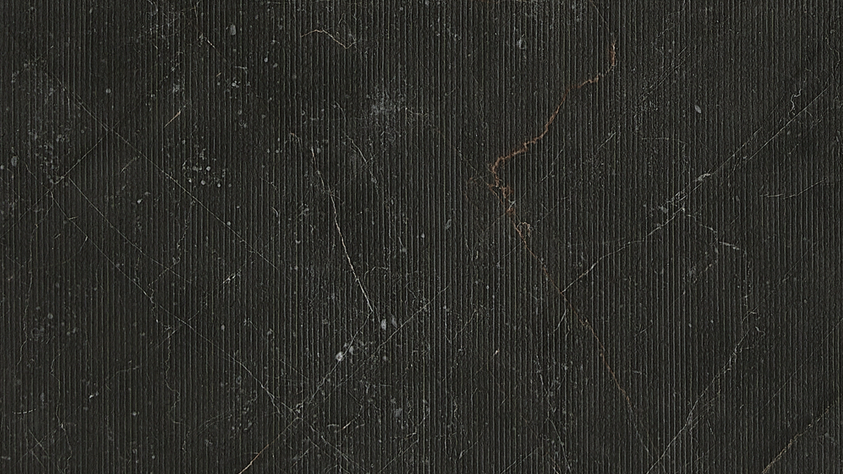 Rivestimento murale SPC planeo - CeraRock Tile Stripes Black Slate XL 280 x 117,5 cm