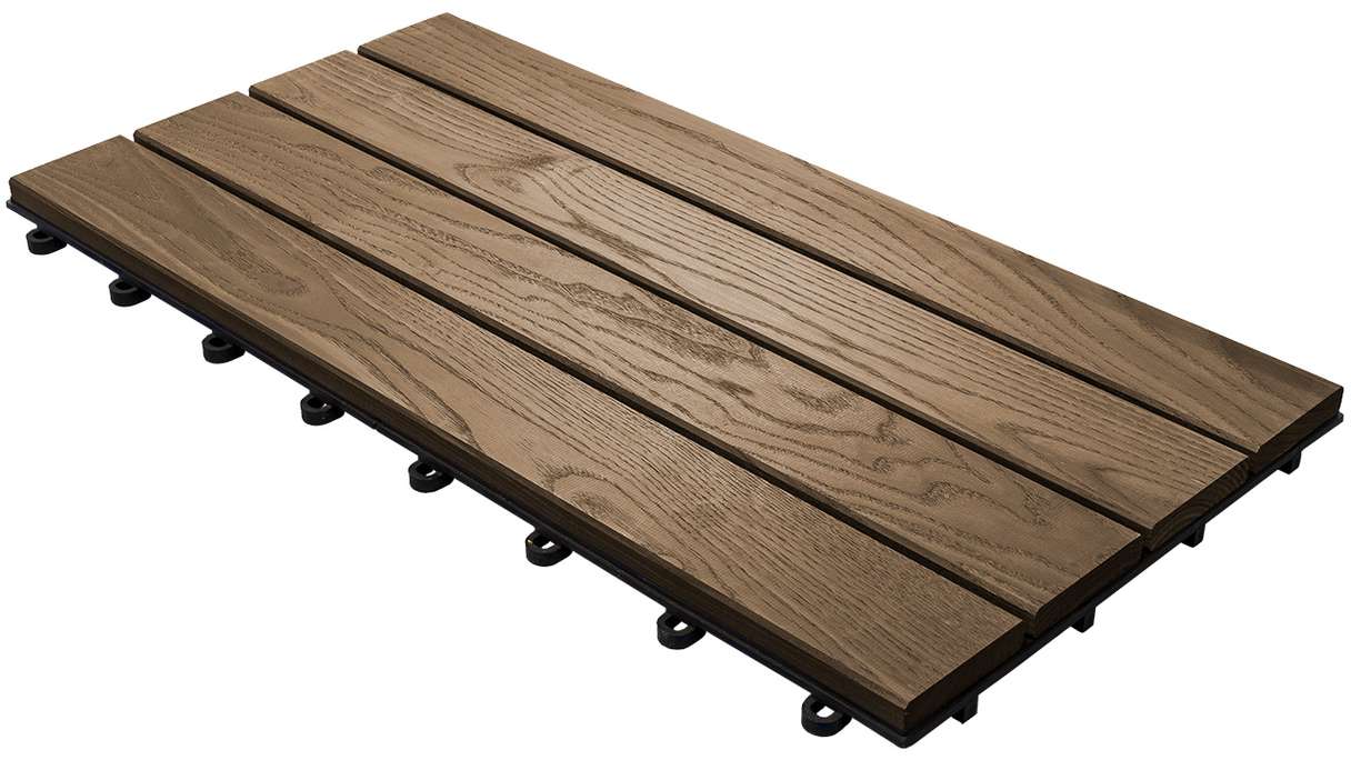 planeo click tile Thermo Ash XL - 4 doghe lisce