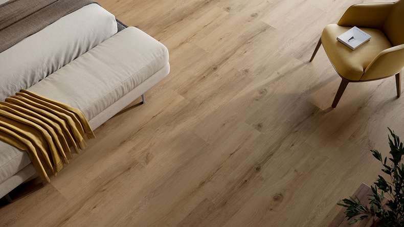 planeo Vinile rigido Klick - HOMEtec Basic 30 IXPE Classic Oak | Isolamento acustico integrato (RP-E30-2)
